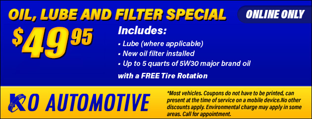 Oil, Lube & Filter Special